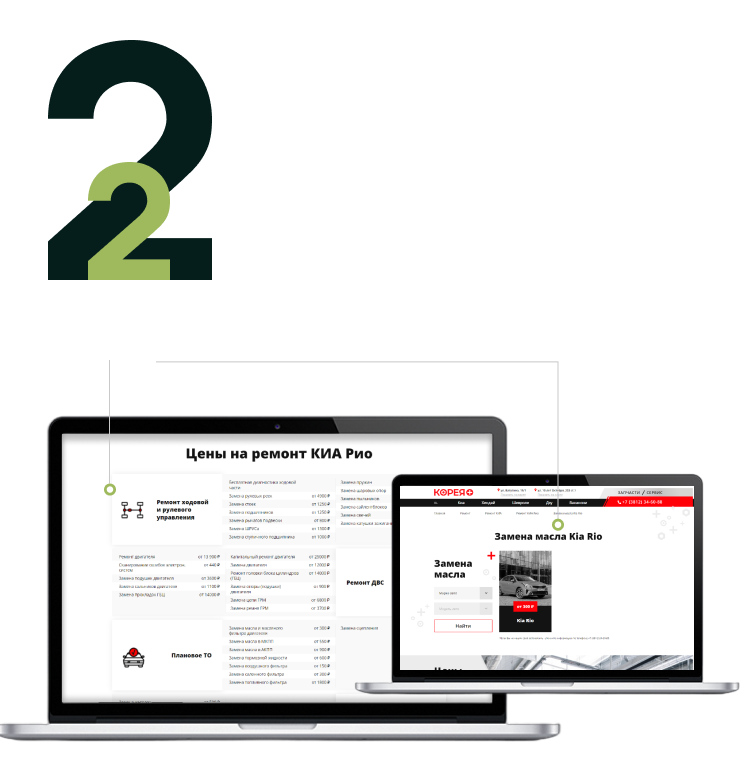 SEO-продвижение сайта по ремонту авто и продаже запчастей